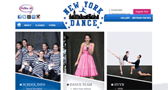 Desktop Screenshot of newyorkdance.com